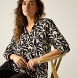 Regatta Damesblouse Nofino met 3/4 mouwen en open kraag