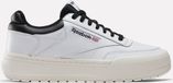 Reebok CLUB C MEGACOURT Dames Sneakers Wit/Zwart Maat 37,5