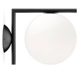 Flos - Applique IC - Noir - Acier verni - Designer Michael Anastassiades