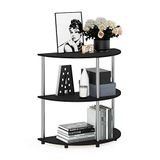 FURINNO Gruen 3-Tier Boekenkasten, Blackwood