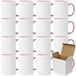 Acen Merchandise Sublimatiemokken zonder druk, van hoogwaardige kwaliteit, keramische inzels of als set, sublimatiebekers met inkt (4 stuks, binnen & handvat roze)