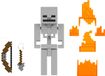 Mojang Minecraft Core Action Figure: Skeleton