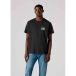 Levi's T-shirt à manches courtes coupe décontractée noir L Homme