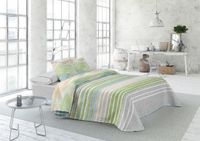 TEJIDOS REINA Bouti sprei LUGANO PC + CUSHION zilver