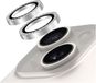 AVY Camera Lens Protector Rings | Geschikt voor Apple iPhone 15 / 15 Plus | Camera Lens Protector Glas | Schokbestendig | Krasbestendig | met Applicator | Diamant Zilver