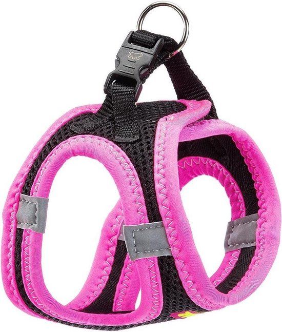 Ferplast Kaori Hondentuigje - Zwart/Roze - 36-44 cm