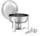 VEVOR Chafing Dish Set Bruiloft Voedselwarmer Roestvrij Staal 4.7L 4 Stuks Zilver