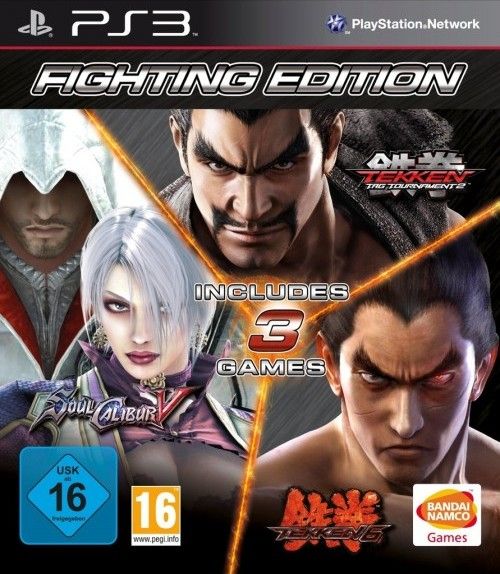 Tekken 6 + Tekken Tag Tournament 2 + Soul Calibur V - Fighting Edition - PS3 - Action/Fighting - 16+