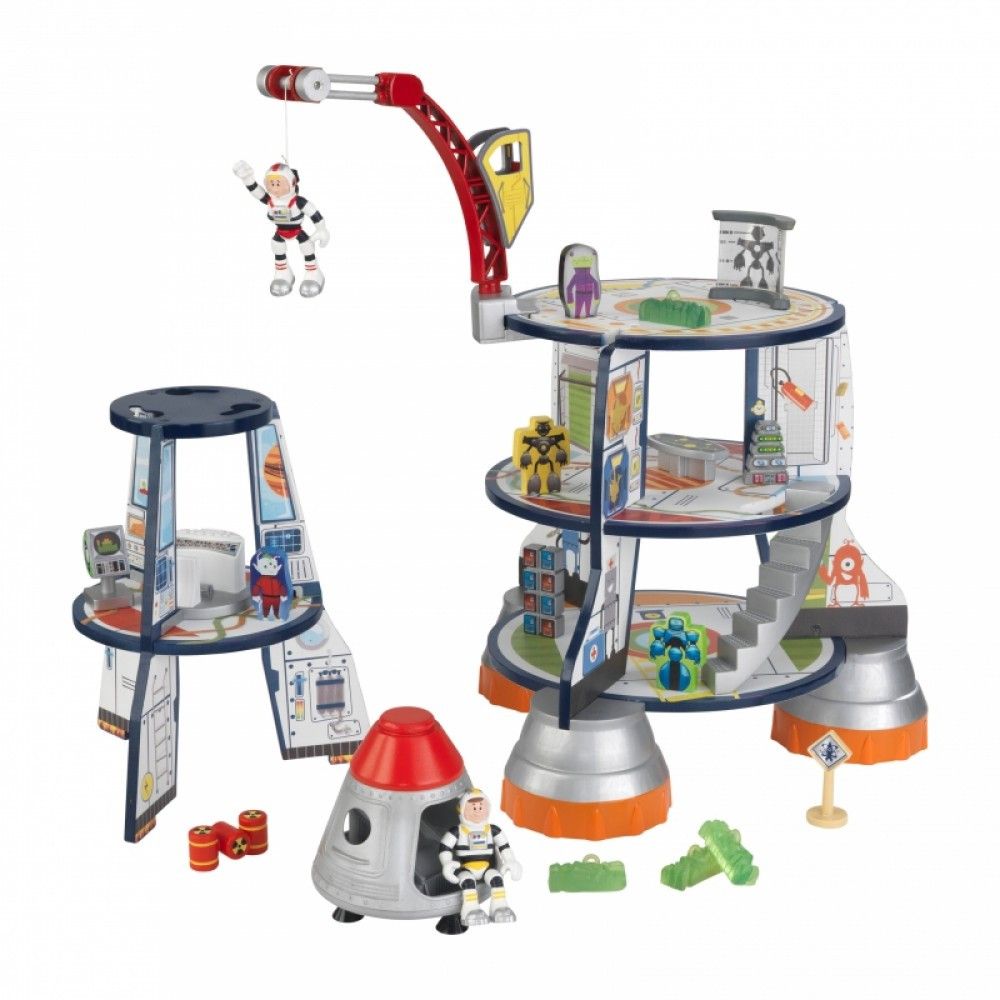 KidKraft Rocket Ship Play Set - Bouwspeelgoed - Hout - Multi