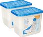 Arte Regal Vochtvanger 1000ml - 2x - Contre moisissure/condensation/odeur - cave/garage/maison/armoires - 10 x 14 cm