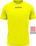 Givova One Microforata sport-T-shirt - Rood - XS