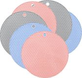 Ensemble de 6 sous-verres en silicone sans marque