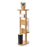 Merkloos Relaxdays WC-set, naturel