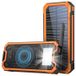 Yd-888w Batterie Externe Solaire/Chargeur Sans Fil - 10000mah - Orange