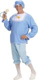 Widmann Grote Baby Kostuum Volwassen Baby Jongen Man Blauw Medium