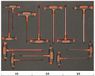 Bahco Foaminlay Fit&Go 3/3 met T-greepschroevendraaiers - 12-delig - FF1A1011
