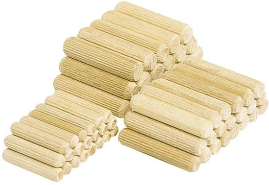 wolfcraft - Deuvels 8mm - 40 stuks - Hout - 8 x 40 mm
