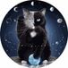 Twoje Hobby Peinture par numéro, forme ronde - Chat dans l'espace 40