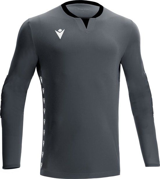 Macron Eridanus Keepershirt Lange Mouw Kinderen - Antraciet / Zwart - Maat 122/128