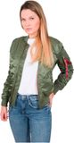 Alpha Industries Ma-1 Vf 59 Jas Groen S Vrouw