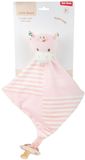 Toi-Toys Knuffeldoek Baby met Lus Multicolor Roze Eenhoorn Konijn