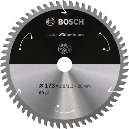 Bosch Standard for Aluminium Cirkelzaagblad - 173mm - 60 Tanden - 1 Stuk