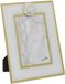 Maturi 460024 fotolijst glas met strass-details, bruin, 6 x 8 inch / 15 x 20 cm