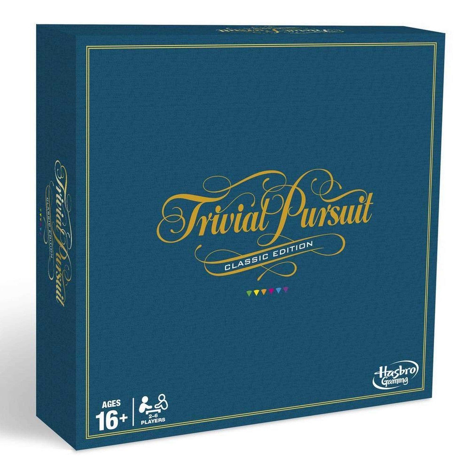 Asmodee Hasbro C1940 Trivial Pursuit Spel, Classic Edition, Meerkleurig