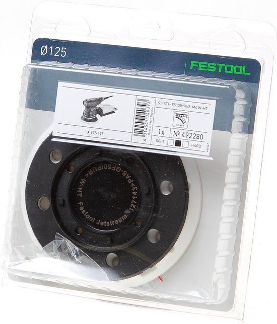 Festool 492280 ST-STF ES125/90/8-M4 W-HT Steunschijf - 90 x M4 - w-ht