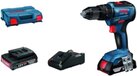 Bosch Professional GSB 18V-55 Accu Klop-/Schroefboormachine | 2 x 2,0 Ah + L-Case