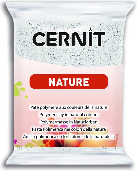 Cernit Nature Graniet Boetseerklei - Grijs - 56g