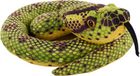 Wild Republic Pluche anaconda boomslang knuffel - groen - 91 cm
