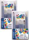 Centrum Penselen - Set van 24 stuks - Synthetisch - Acryl - Multi