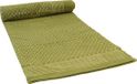 Markenlos Shenzhen Haorui Industrial Technology Co., Ltd. Handgemaakt Groen Blokdruk Bedsprei Sofa Throw Wandtapijt 150x200 cm - Ontwerp 1 Katoen