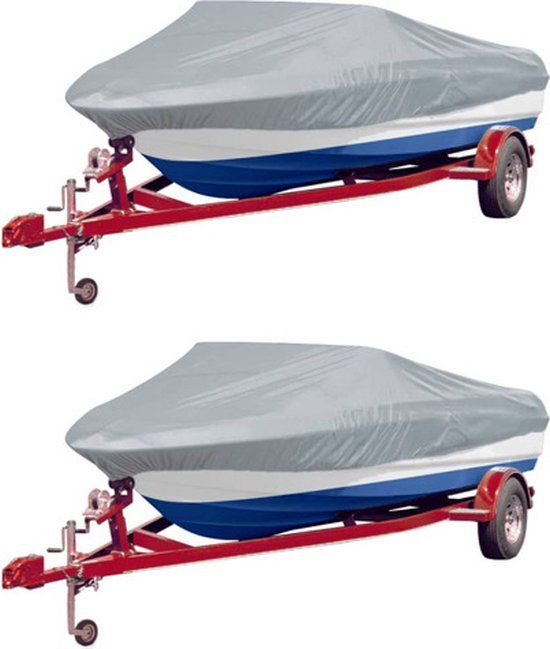 vidaXL Boothoezen 2 st 427-488x229 cm grijs
