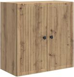 vidaXL Wandkast 59 x 31 x 60 cm Bewerkt hout Artisanaal eiken