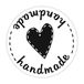 Knorr Prandell 211803001 Stempel van hout, rond, 3,2 cm diameter, motief: handgemaakt