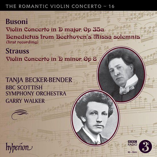 Busonistraussromantic Violin Concertos - Tanja Becker-Bender - CD