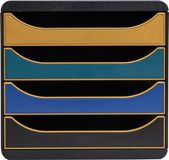 Exacompta Ladenbox Big Box 4 laden Neo Deco - Geassorteerd