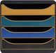 Exacompta Ladenbox Big Box 4 laden Neo Deco - Geassorteerd