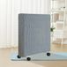 Radiator Kachel Cover, Housse anti-poussière portable pour chauffage (Gris clair L)