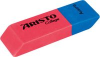 Aristo GEOCollege gum - rood/blauw - 56x19x8mm