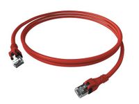 EasyLan DualBoot PushPull IP20 patchkabel, Cat.6A (Klasse EA), S/FTP, rood, 1,5 m