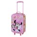 Disney Minnie Mouse Kitten-Soft 3D trolleykoffer, roze, 17 x 33 x 52 cm, inhoud 26 l, Roze Minnie Mouse, Eén maat, Zachte 3D Trolley Koffer