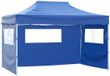 vidaXL Partytent 291 x 431 x 315 cm Blauw Oxford Stof