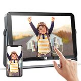 Digitale fotolijst met oplaadbare batterij, IPS-touchscreen in HD-resolutie, delen van foto's en video's via de app, met video, muziek, kalender, alarm, weer