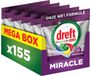 Dreft Platinum Miracle All-In-One - 30 Minute Miracle Vaatwastabletten - Citroen - 155 stuks