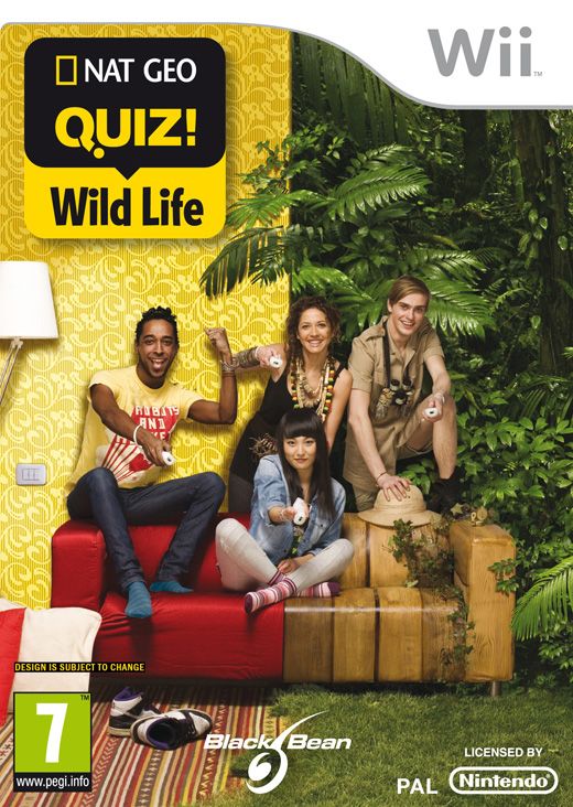 Black Bean Games Nat Geo Quiz Wild Life Nintendo Wii