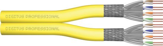 Digitus DK-1743-A-VH-D-1 netwerkkabel Geel 100 m Cat7a