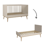 Quax Meegroei Ledikant Quax Flow Clay & Oak